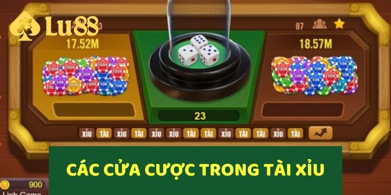Khám phá các cửa cược trong cách chơi Tài Xỉu